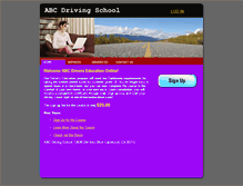 Tablet Screenshot of abcdriverseducation.com
